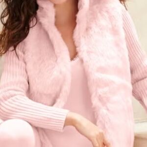 Roaman's Pink Sweater Cardigan Size 22/24 (1x)